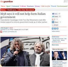Grillo e il rapporto contrastato con la stampa italiana: un problema secondario