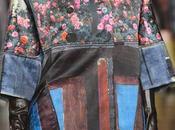Stampe, patterns effetti superficie dalla settimana della moda milano