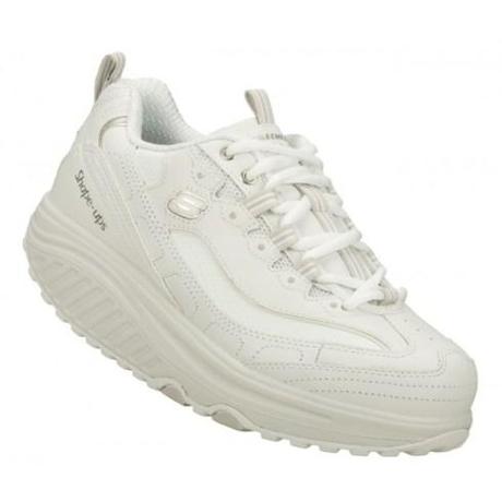 scarpe shape ups, sneakers bianche, skechers, shape ups bianche, shape ups, scarpe anticellulite, sneakers anticellulite, anti cellulite, gaetasport.com, shape ups online, shape ups shopping oline   