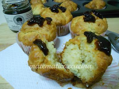 Muffins al Gorgonzola e Mascarpone con Gelatina di Aceto Balsamico