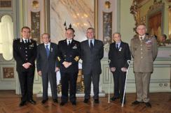 Roma/ Conferimento ai D’Inzeo della Decorazione d’Onore Interforze dello Stato Maggiore della Difesa