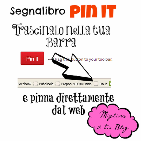Pinterest – Come e Perché Installare il Segnalibro “Pin It” per Pinnare dal Web {Migliora il tuo Blog}