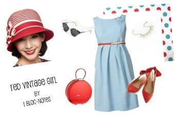 Red Vintage Girl | FASHION CONTEST