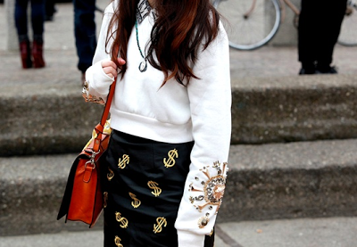 Photo reportage: Street style from Milan Fashion Week - February 2013.