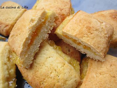 Biscotti: Biscotti ripieni all'arancia