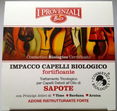 Impacco Capelli Biologico all'olio di Sapote - I Provenzali