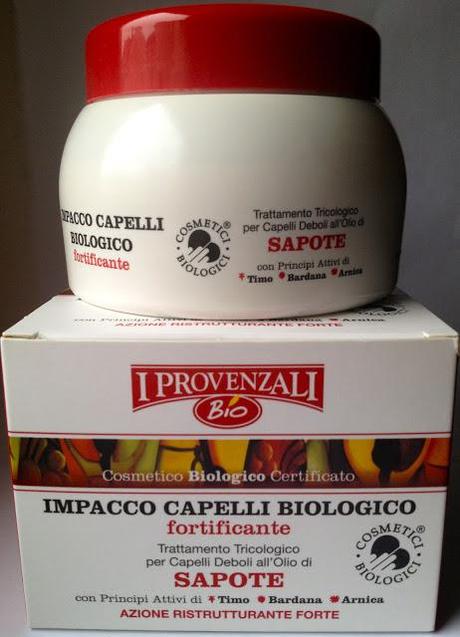 Impacco Capelli Biologico all'olio di Sapote - I Provenzali