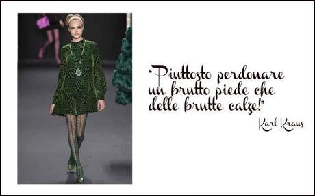 L'importanza della calza | Anna Sui P/E 2013