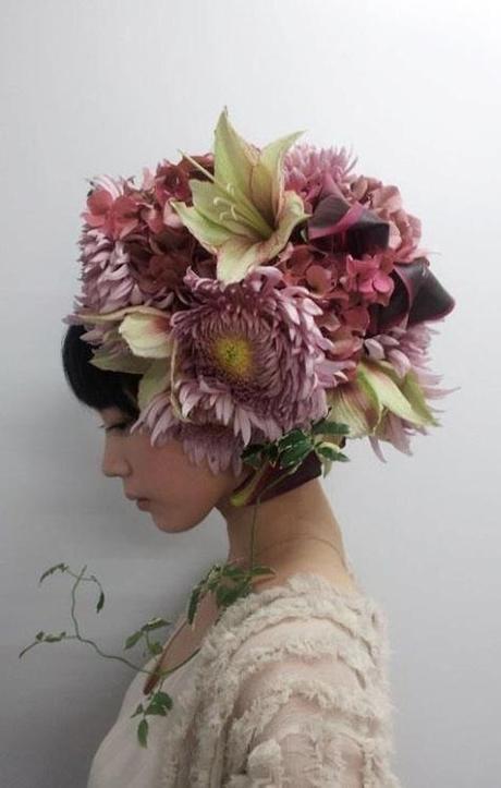 flowers in the hair