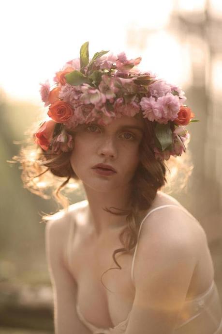 flowers in the hair