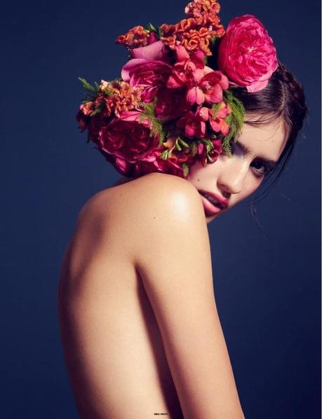 flowers in the hair