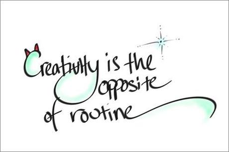 Creativity, citazione sulla creativita’, logo 
