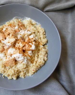 ancora bulgur ma con salmone questa volta