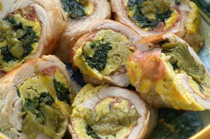 Rotoli di pollo ripieni