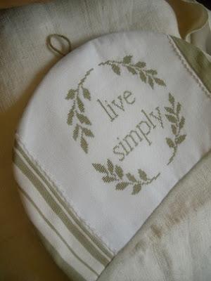 Live simply..