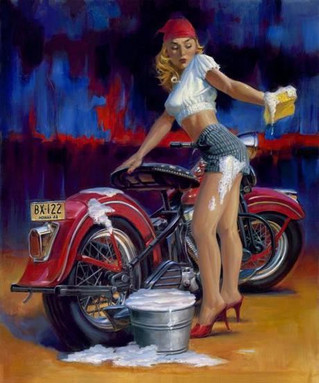 Motorcycle Art - David Uhl #1