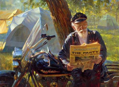 Motorcycle Art - David Uhl #1