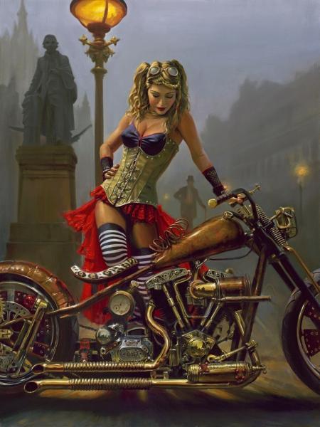 Motorcycle Art - David Uhl #1