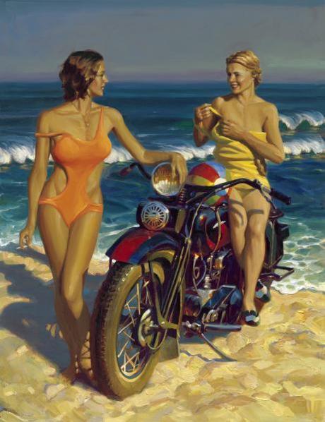 Motorcycle Art - David Uhl #1