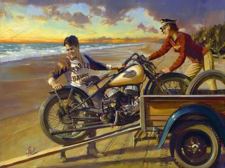 Motorcycle Art - David Uhl #1