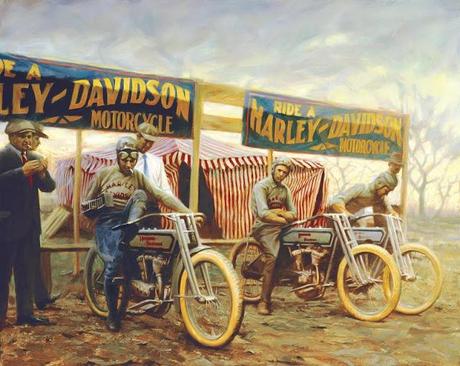 Motorcycle Art - David Uhl #1