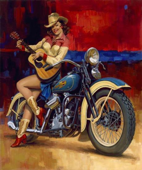 Motorcycle Art - David Uhl #1