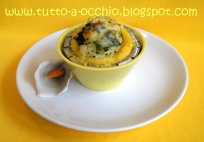 WHB #374 - Cestini di polenta con cavoli e broccoli per la settimana della consapevolezza dell'endometriosi