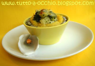 WHB #374 - Cestini di polenta con cavoli e broccoli per la settimana della consapevolezza dell'endometriosi