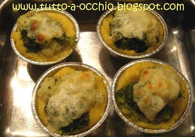 WHB #374 - Cestini di polenta con cavoli e broccoli per la settimana della consapevolezza dell'endometriosi