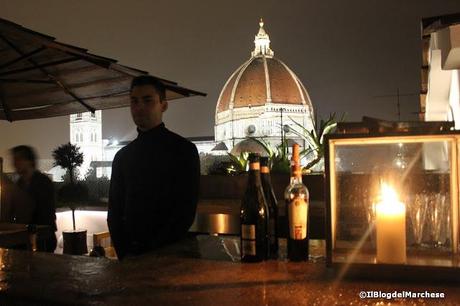 La terrazza panoramica dell’Hotel Cavour di Firenze