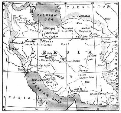 La Persia in una mappa