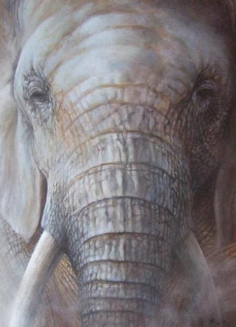 Dipinti animali - quadri elefanti