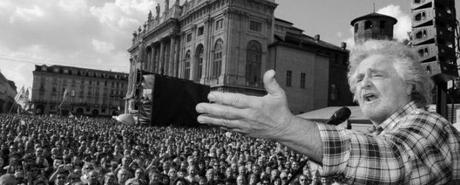 Beppe Grillo a Torino.