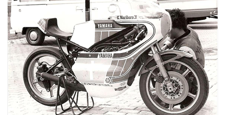 The ex-Takazumi Katayama, World Championship-winning 1977 Yamaha YSK3 'Sankito' 350cc Racing Motorcycle