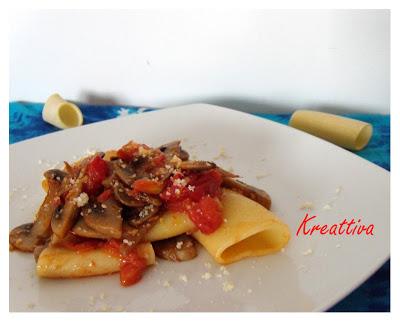 Paccheri con funghi