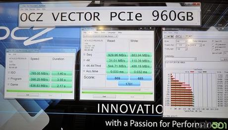 OCZ mostra al Cebit 2013 il nuovo SSD PCI-E Vector