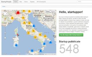 Mappa delle Startup in Italia