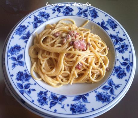 Spaghetti alla carbonara a modo mio