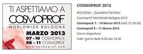 Cosmoprof 2013 invito