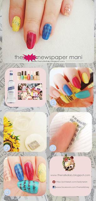 Pop newspaper mani