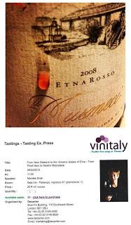 IL MUSMECI 2008, Etna DOC Rosso di Tenuta di Fessina, cru di Nerello Mascalese, al VINITALY 2013 per “Tasting Ex…Press”