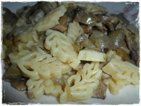 spighe di grano pasta carciofi e funghi (2)