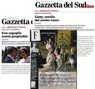 Lizzy e Darcy tra San Valentino e l'8 marzo (da La Gazzetta del Sud e F) Lizzy e Darcy tra San Valentino e l'8 marzo (da La Gazzetta del Sud e F)