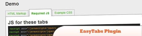 Raccolta dei migliori jQuery Tab Plugins