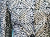Stampe, patterns effetti superficie dalla settimana della moda milano