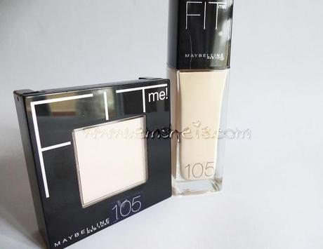 [Review+Swatch] Maybelline Fit Me Foundation #105.