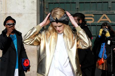 In the Street...All Crazy for Hanne Gaby #2, Paris Fashion Week FW13