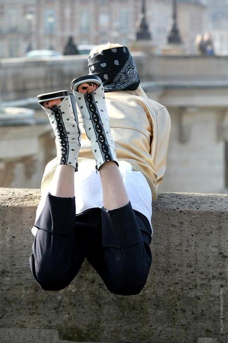 In the Street...All Crazy for Hanne Gaby #2, Paris Fashion Week FW13