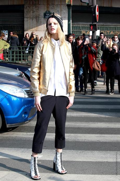 In the Street...All Crazy for Hanne Gaby #2, Paris Fashion Week FW13