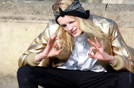 In the Street...All Crazy for Hanne Gaby #2, Paris Fashion Week FW13